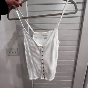 American eagle white tank